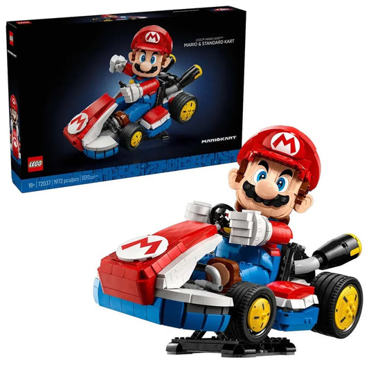 LEGO 72037 Super Mario™ Mario Kart™ – Mario & Standard Kart – 1,972pcs Build & Display Set - Jaiman Toys