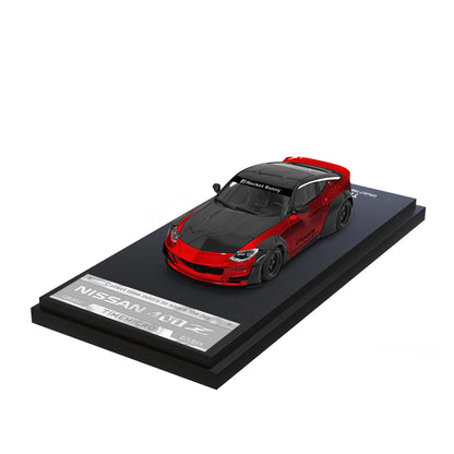 Time Micro 1:64 Nissan 400Z Rocket Bunny Pandem Diecast Model Car – Black & Red