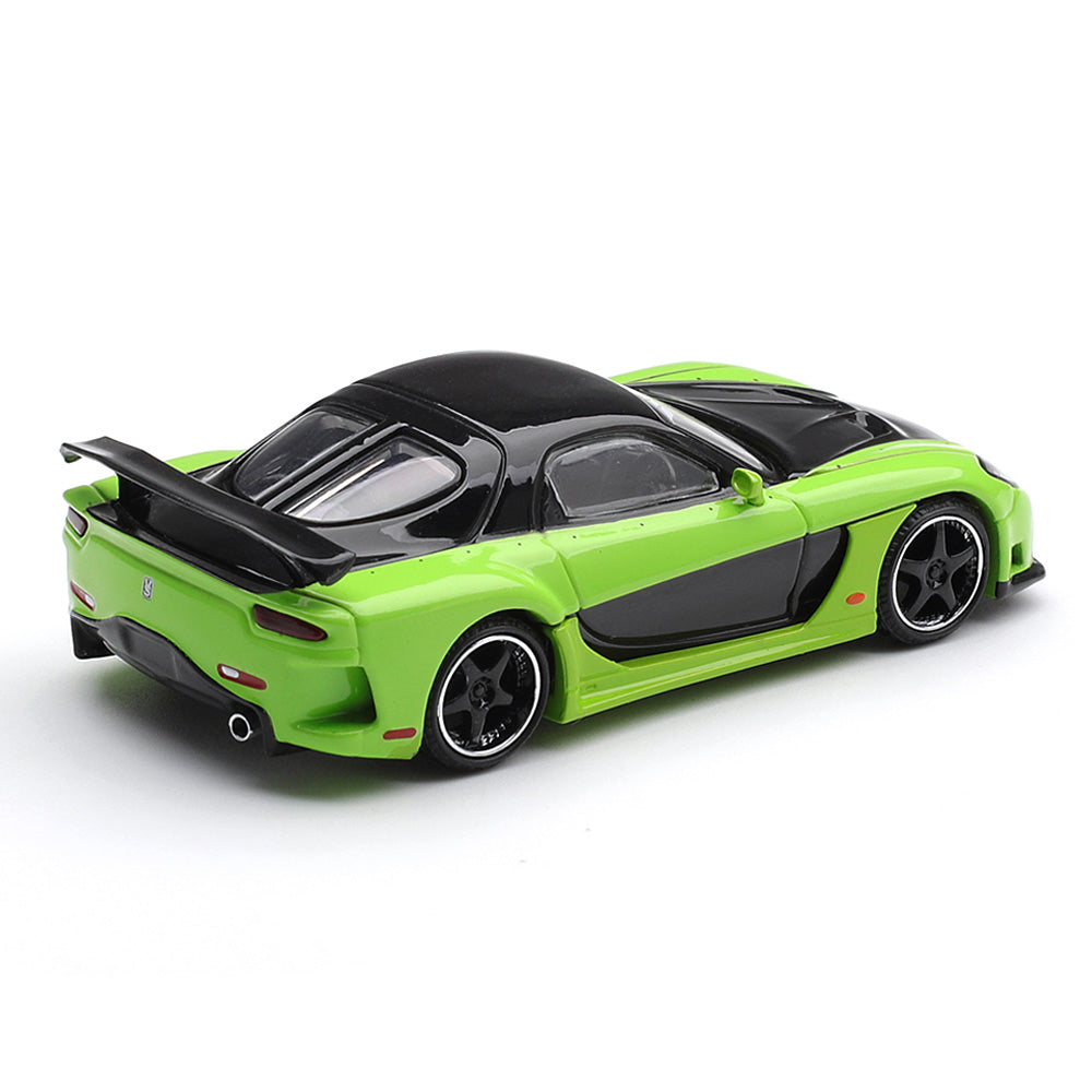 MINI GT 1:64 Mazda RX-7 VeilSide Fortune 7 Green Die-Cast Model Car