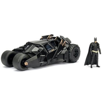 Jada Batman The Dark Knight Batmobile 1:24 Die-Cast Model With Figure – Premium DC Collectible