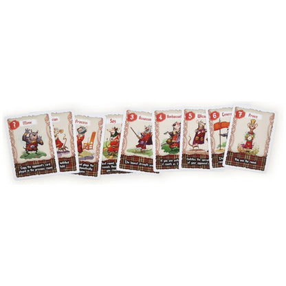 Brave Rats Card Game by Blue Orange Games – Strategic Bluffing & Deduction Game for 2 Players (Ages 8+)