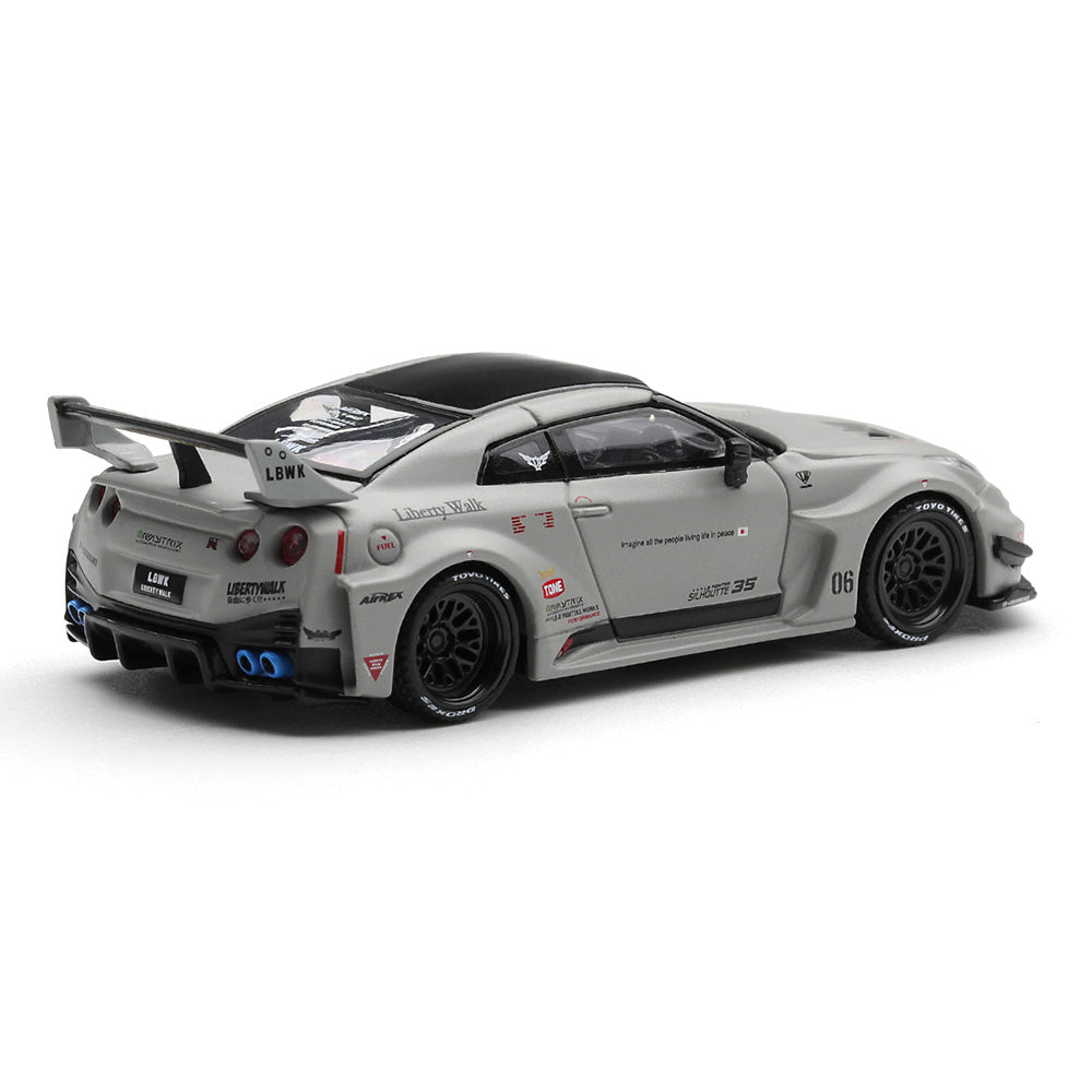 MINI GT 1:64 Nissan LB-Silhouette WORKS GT 35GT-RR Ver.1 Matt Grey Die-Cast Model Car