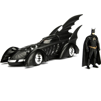 Jada DC Comics Batman Forever Batmobile 1:24 Die-Cast with Batman Figure – Collectible