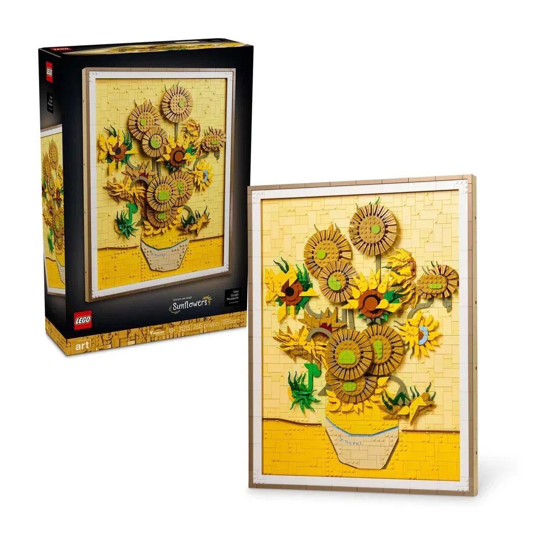 LEGO Art Vincent van Gogh Sunflowers 31215  Wall Art Set for Adults & Art Lovers - Jaiman Toys