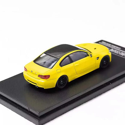 Fine Model 1:64 BMW M3 Coupe E92 – Yellow – Die-Cast Car Model Toy Collectible - Jaiman Toys