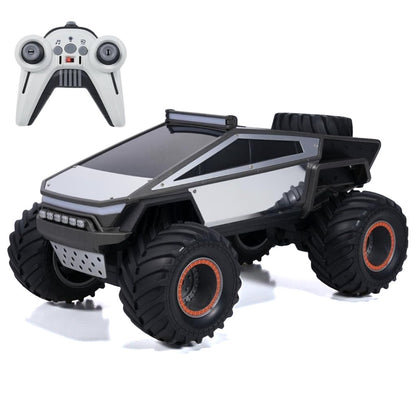 JRC 1:14 Q202 Alloy Cyberpunk RC Pickup – Off-Road Remote Control Car | LED Glowing Dynamics | Big Foot Monster Truck