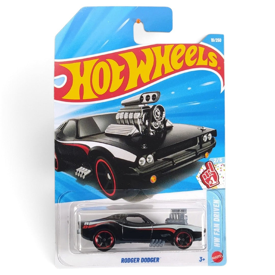 Hot Wheels 1:64 Scale 5-Car Set – '98 Honda Prelude, Decidedly Go, Polestar TRX, Rodger Dodger & Street Wiener