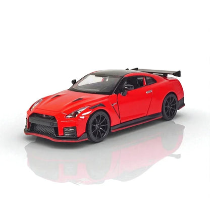 RMZ Hobby 1:32 Nissan GT-R Nismo R35 Die-Cast Model Car – Red with Openable Doors, Light & Sound (664981) - Jaiman Toys