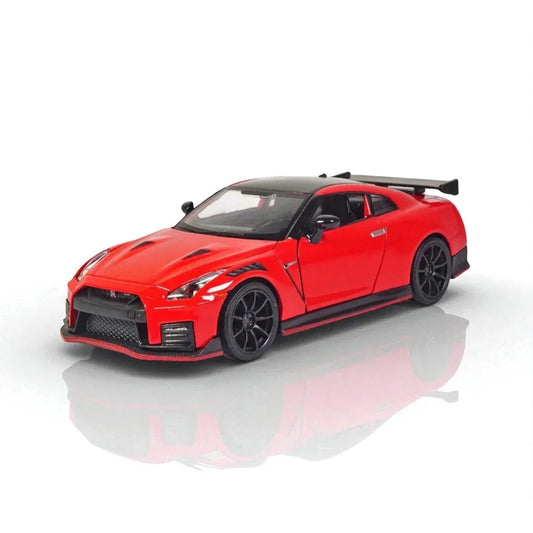 RMZ Hobby 1:32 Nissan GT-R Nismo R35 Die-Cast Model Car – Red with Openable Doors, Light & Sound (664981) - Jaiman Toys