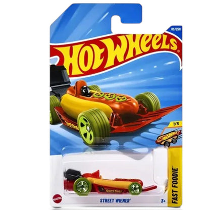 Hot Wheels 1:64 Scale 5-Car Set – '98 Honda Prelude, Decidedly Go, Polestar TRX, Rodger Dodger & Street Wiener