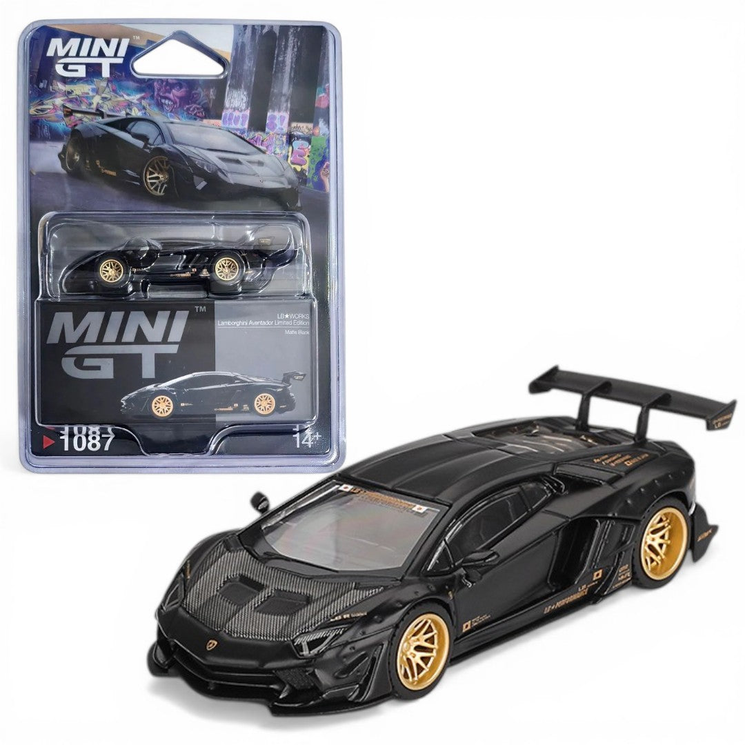 Mini GT 1:64 Scale #1887 LB☆WORKS Lamborghini Aventador Limited