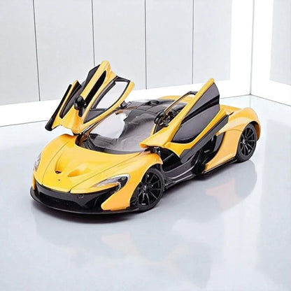 Rastar 1:24 McLaren P1 Die-Cast Model – Yellow | Openable Doors (56700) - Jaiman Toys