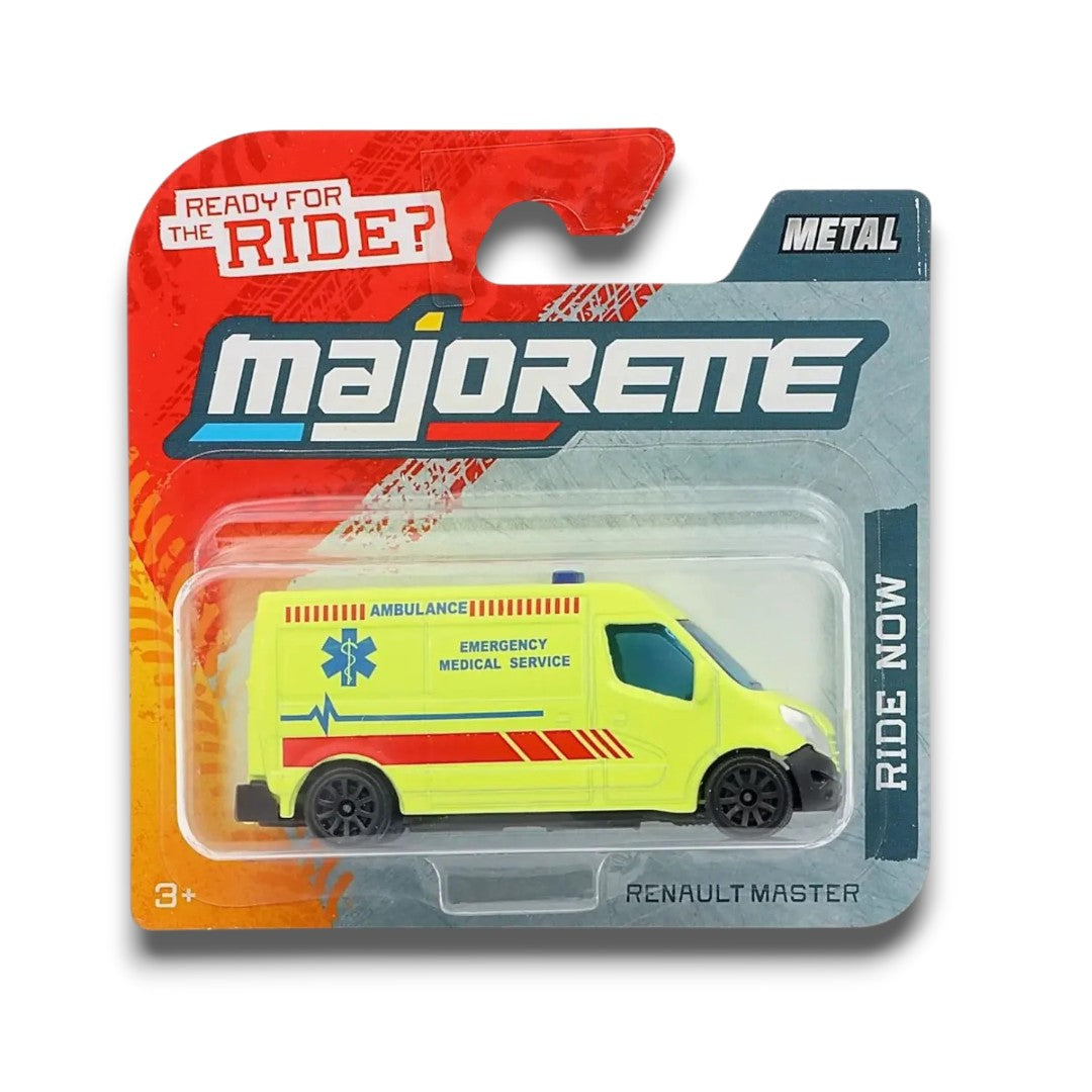 Majorette 1:64 Renault Master Ambulance – Emergency Medical Service Die-Cast Collector Edition