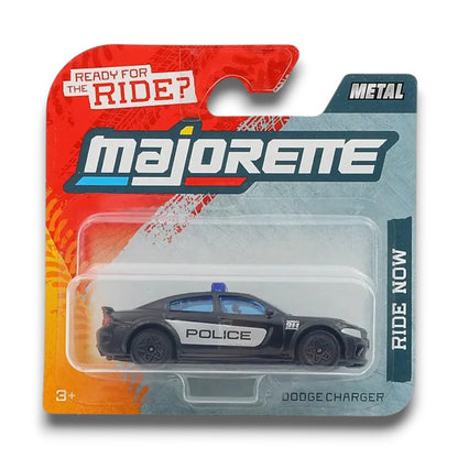 Majorette 1:64 Dodge Charger Police Car – Die-Cast Metal Collector Edition