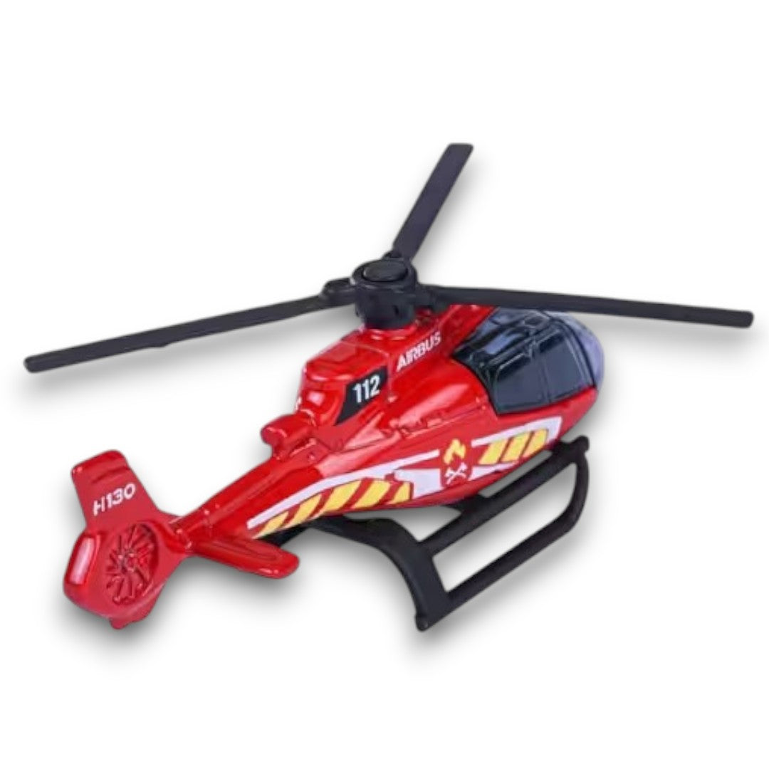 Majorette 1:64 Airbus H130 Rescue Helicopter – Die-Cast Metal Collector Edition