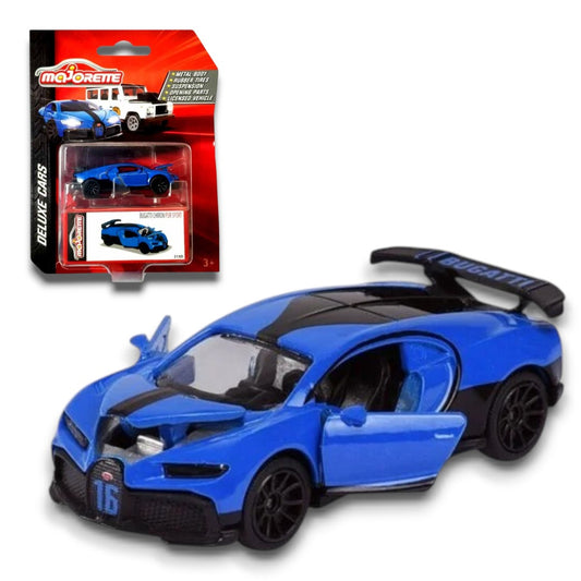 Majorette 1:64 Bugatti Chiron Pur Sport – Deluxe Cars Die-Cast Collector Model
