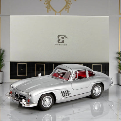 BSC MERCEDES BEN-Z 300SL-1955 Diecast Model  Car Silver
