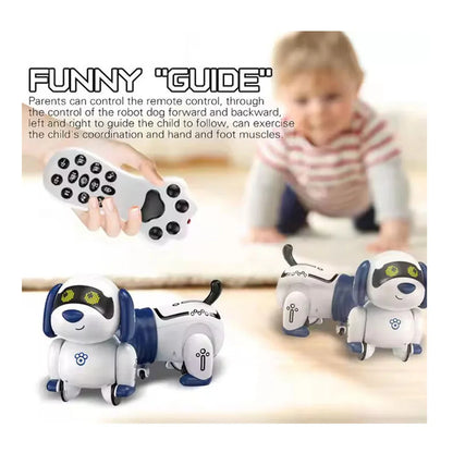 Elegant RC Intelligent Dachshund Robot Dog – Programmable, Touch-Activated with Music - Jaiman Toys