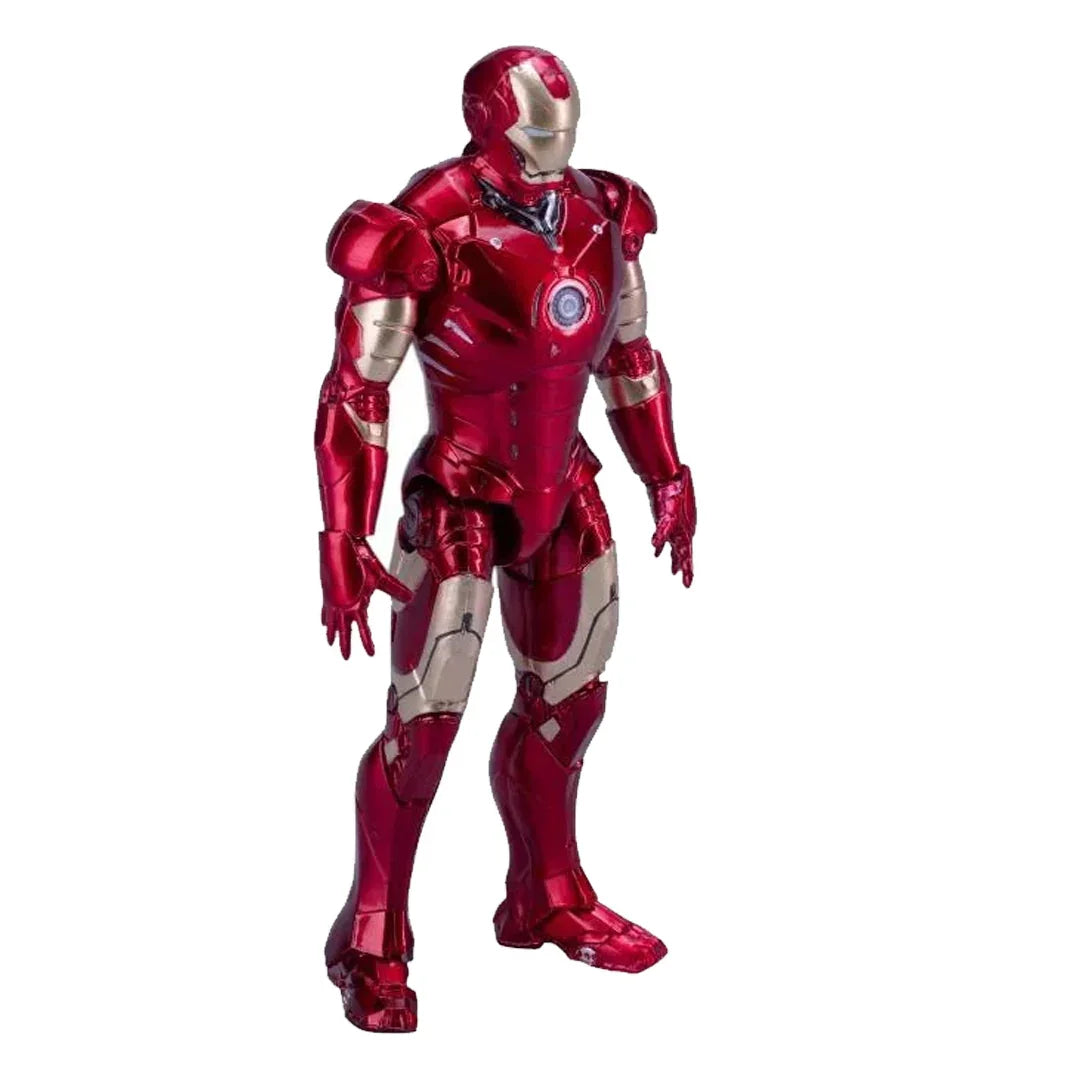 Marvel Iron Man Mark 3 with Hall of Armor – Light-Up Display Chamber (4-Inch Figure)