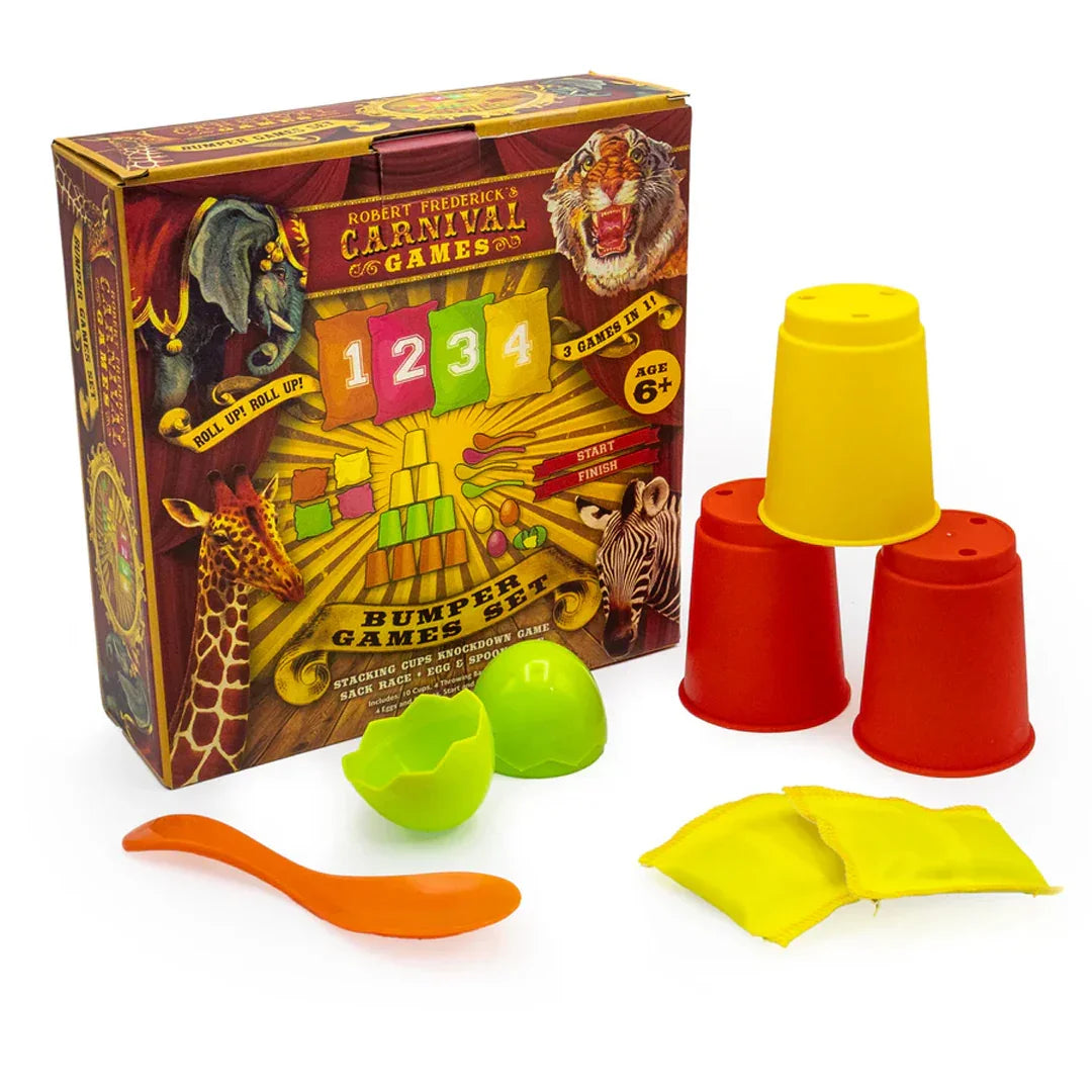 Carnival Games Bumper Games Set | Fun Multi-Game Pack for Kids & Families | Classic Indoor & Outdoor Party Games | Great for Birthdays, Picnics & Group Play | Age 6+