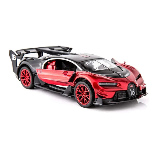 Bugatti Vision GT Supercar 1:32 Scale Zinc Alloy Die-Cast Pullback Car Model - Jaiman Toys