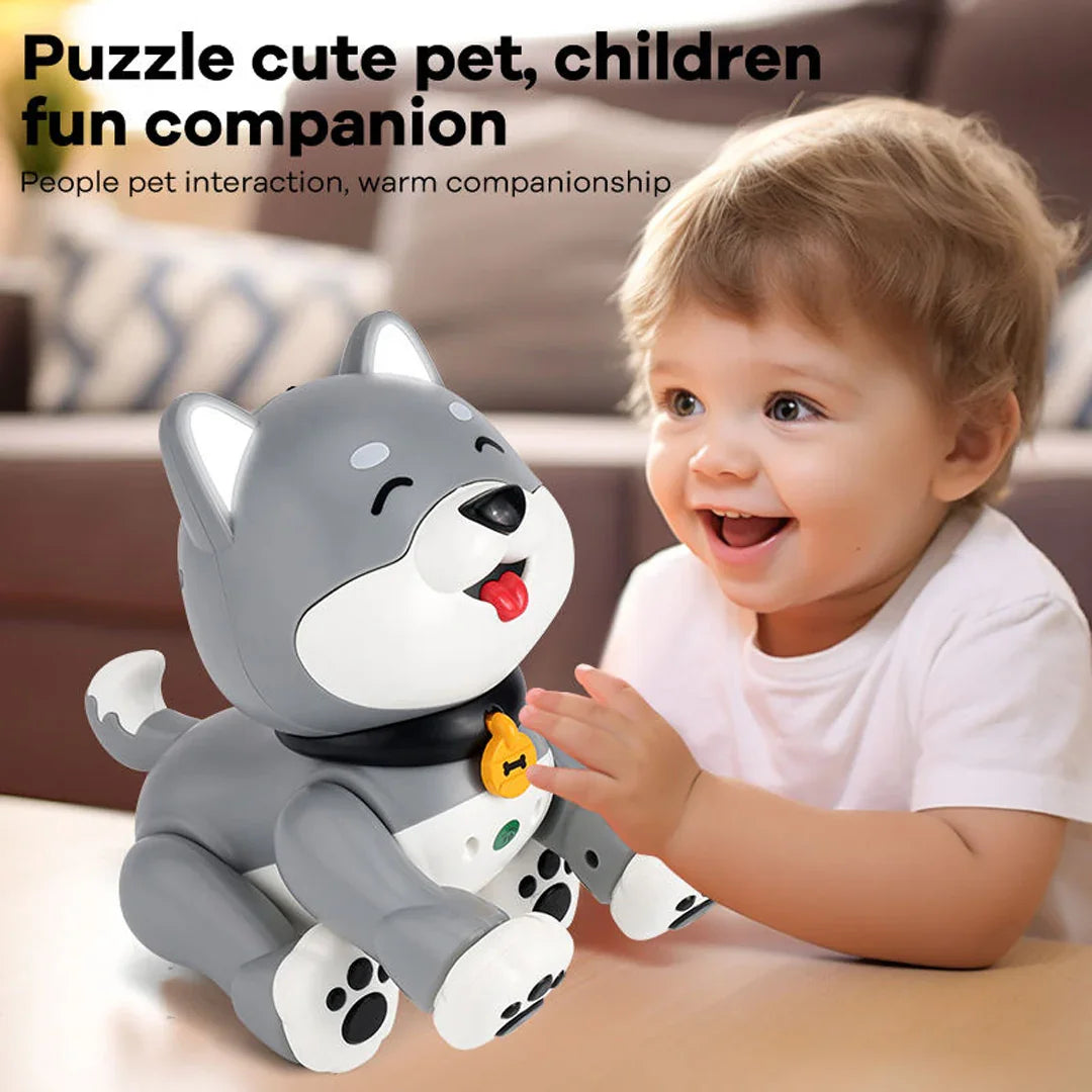 Interactive RC Stunt Dog Robot – Programmable Touch-Controlled Cartoon Robot for Kids - Jaiman Toys