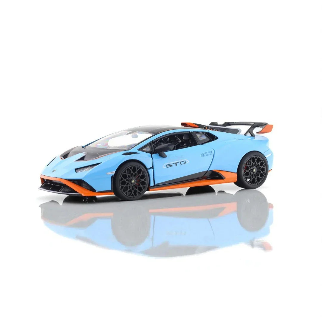 Rastar 1:18 Lamborghini Huracán STO Diecast Model Car – Blue (63800) - Jaiman Toys