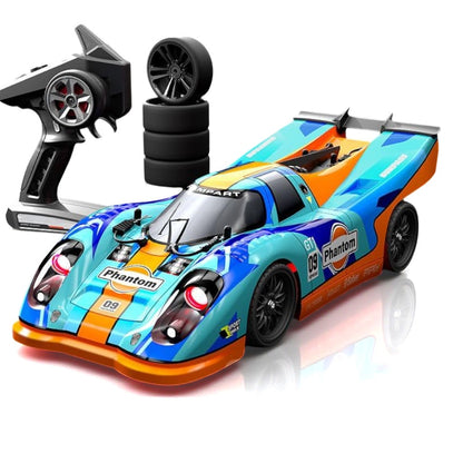 SCY 1:16 -(16307) PRO Brushless RC Car – 4WD High-Speed Racing Car | Drift| 7-Mode & LED Lights | 2.4GHz Remote | 1500mAh (Blue– Pro Version)