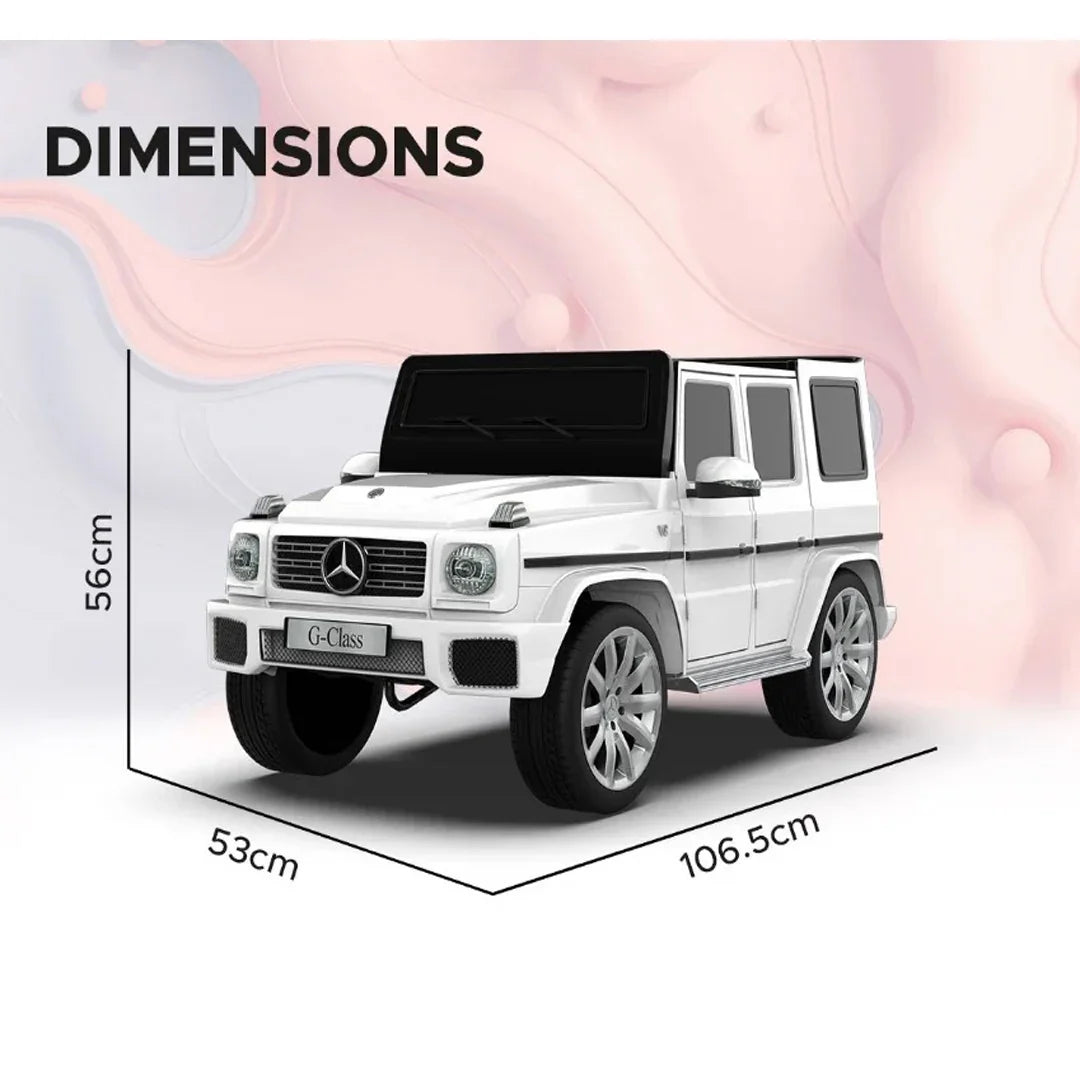 EMotorad Formula Fun Mercedes Benz G-Wagon Ride-On Car for Kids – Battery Operated with Remote Control