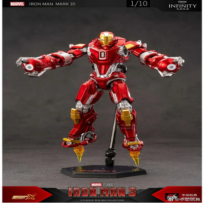 ZD Toys Marvel Avengers Iron Man Mark XXXV (MK35) 1/10 Scale Action Figure Set - Jaiman Toys