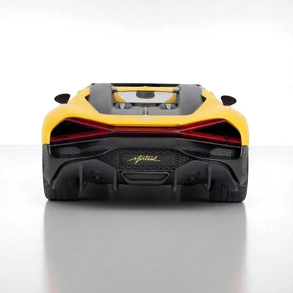 Joy Junction 1:24 Bugatti Mistral Yellow Scale – Premium Diecast Model Car - Jaiman Toys