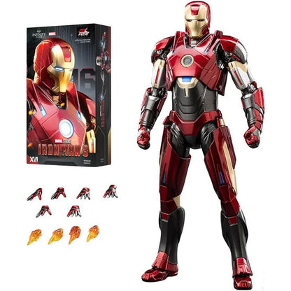 ZD Toys Iron Man MK16 Nightclub – 1:10 Scale 7-Inch Action Figure | Marvel Collector Edition