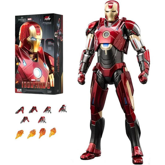 ZD Toys Iron Man MK16 Nightclub – 1:10 Scale 7-Inch Action Figure | Marvel Collector Edition