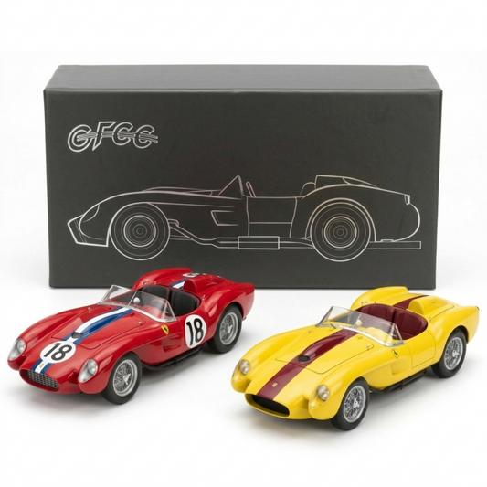 GFCC 1:64 1957 Ferrari 250 Testa Rossa Die-Cast Model Car | Premium Classic Racing Collectible | Two Variants