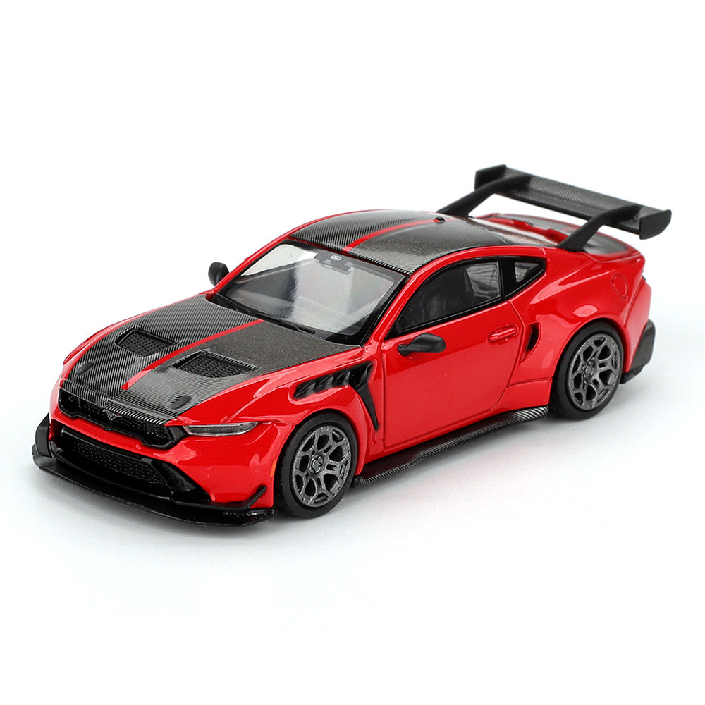 MINI GT 1:64 Scale Ford Mustang GTD Race Red Die-Cast Model Car