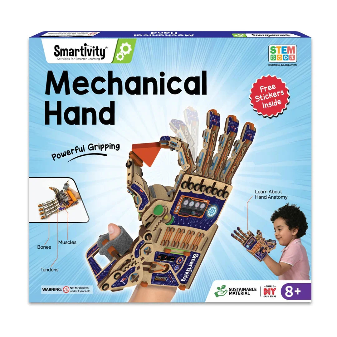 Smartivity Robotic Mechanical Hand Toy for Kids 8-14 | STEM Educational Science Toy | Parents’ Choice Award Winner | Birthday Gift for Boys & Girls - Jaiman Toys