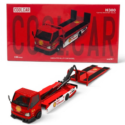 Cool.Car 1:64 Hino H300 Transport Trailer Shell Helix Livery Diecast Model CC647234