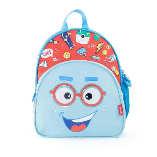 Rabitat School Bags Smash 3D Embossed Kids Backpack – Fun & Durable School Bag - Blue - Jaiman Toys