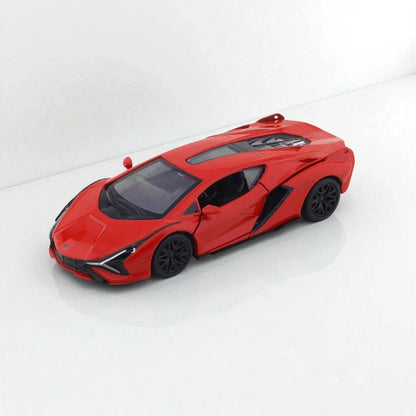 RMZ Hobby 1:32 Lamborghini Sian SKP 37 Die-Cast Model Car – Red with Openable Doors, Light & Sound (664986) - Jaiman Toys