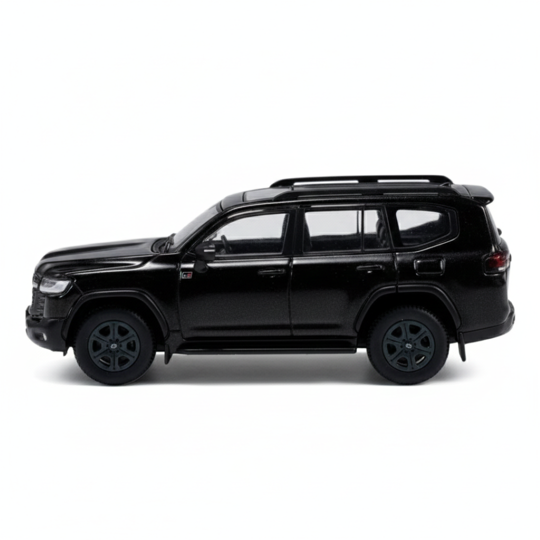 GCD 1:64 Toyota Land Cruiser LC300 Street Version Black LHD– KS-042-158 | Premium Diecast Model Car