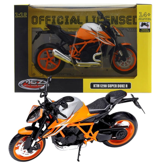 MSZ 1:12 KTM 1290 Super Duke R Orange Licensed Diecast Model Motorcycle
