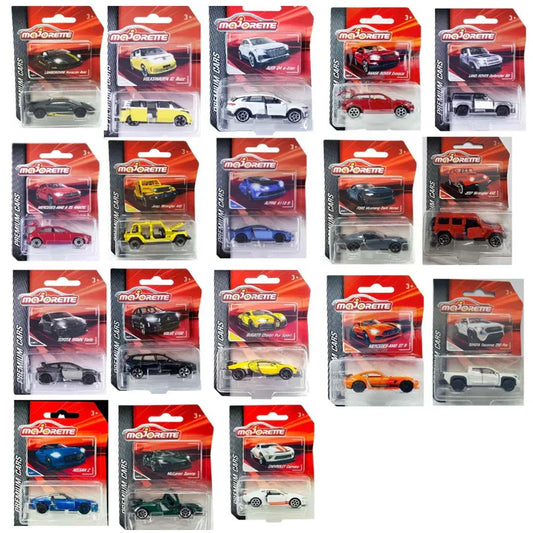 Majorette Premium Die-Cast Cars – Set of 18 Assorted Models (1:64 Scale) - Jaiman Toys