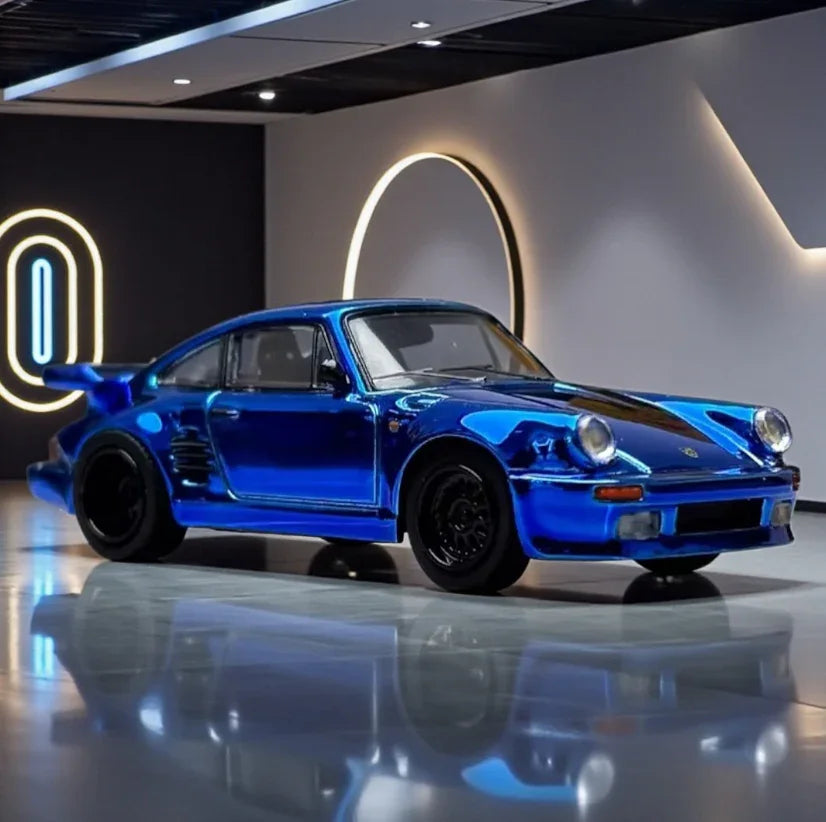 Master 1:64 930 Black Bird Blue Metalic  die-cast model car