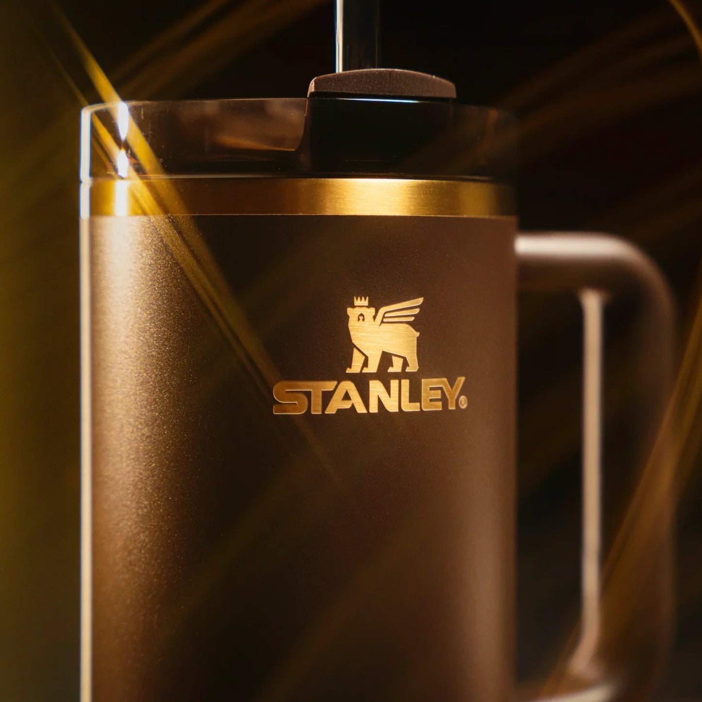 STANLEY The Chocolate Gold Quencher H2.0 FlowState™ Tumbler | 1.18L with Straw for Water (40 oz) - Jaiman Toys