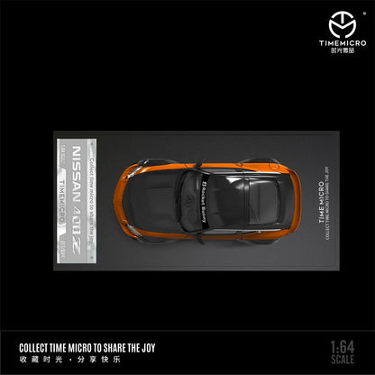 Time Micro 1:64 Nissan 400Z Metallic /Black/Orange – Rocket Bunny Pandem