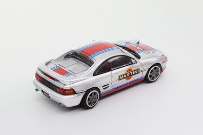 Shadow 1:64 Toyota MR2 Martini Livery Silver (RHD) Diecast Model Car | LL-003-011 Premium Collectible