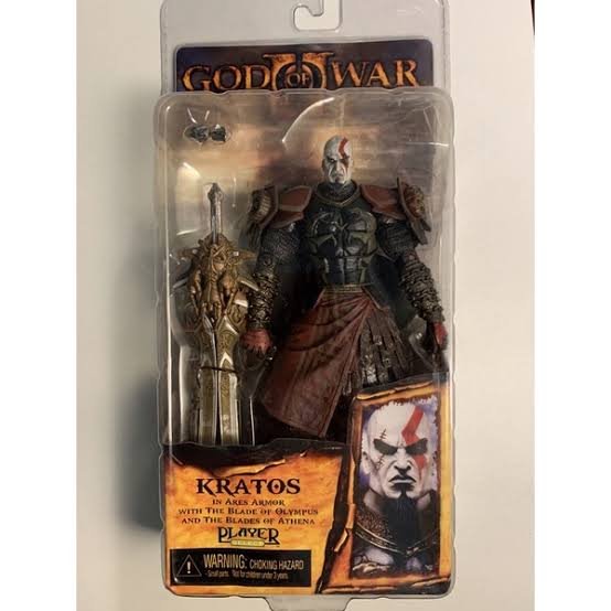 NECA Limited Edition God of Wars! Kratos in Ares Armor Action Figure! Collectible Action Figure 18 cm