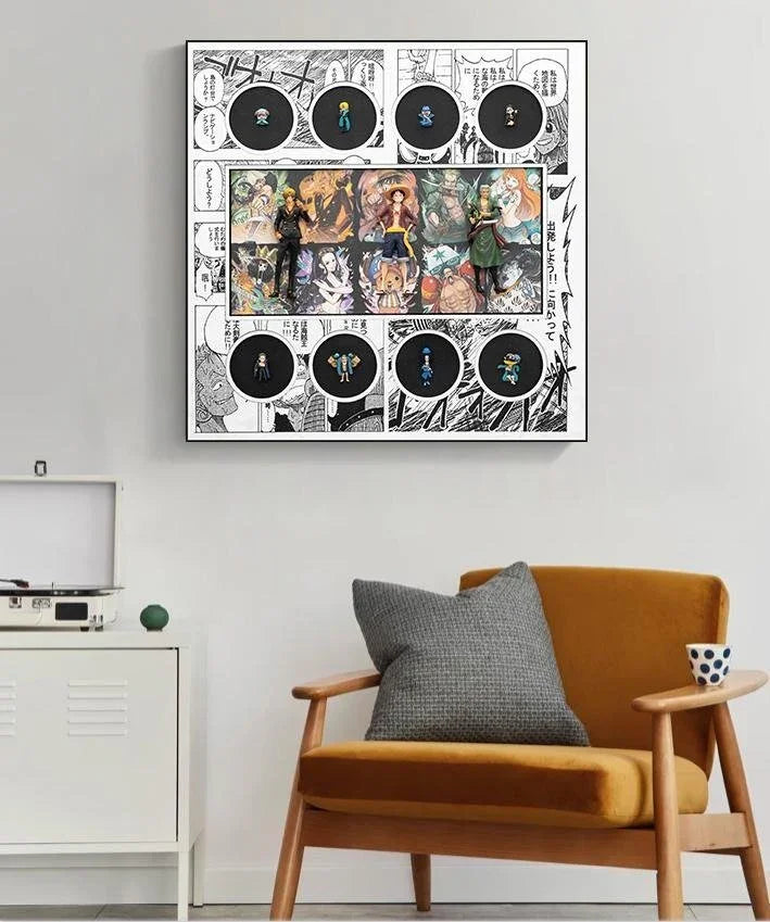 3D One Piece Anime Wall Decorative Frame – Epic Three-Dimensional Home Ornament for True Pirate Fans - Jaiman Toys