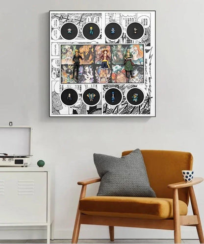 3D One Piece Anime Wall Decorative Frame – Epic Three-Dimensional Home Ornament for True Pirate Fans - Jaiman Toys