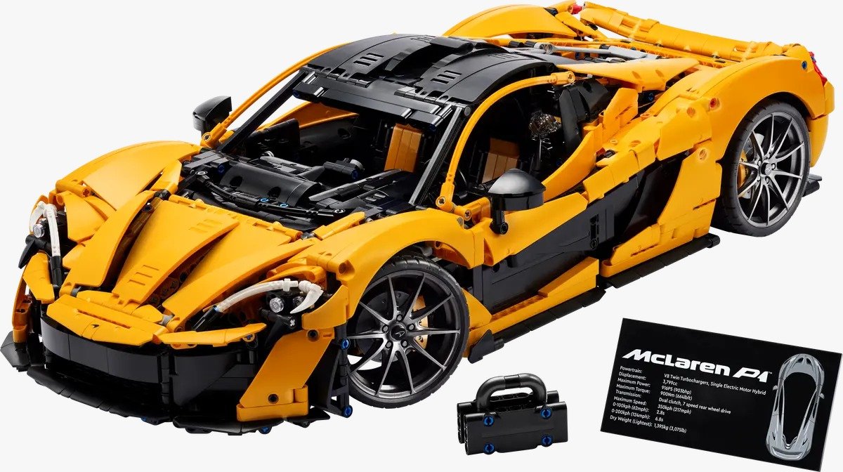 LEGO 42172 - Technic McLaren P1 hypercar set Age 18+ ( 3893 Pcs)